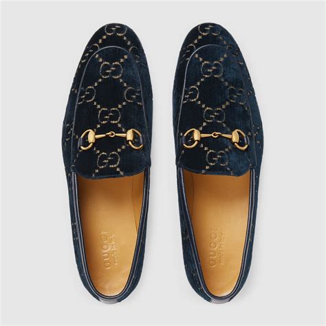 gucci mens velvet loafers|Gucci heeled loafer.